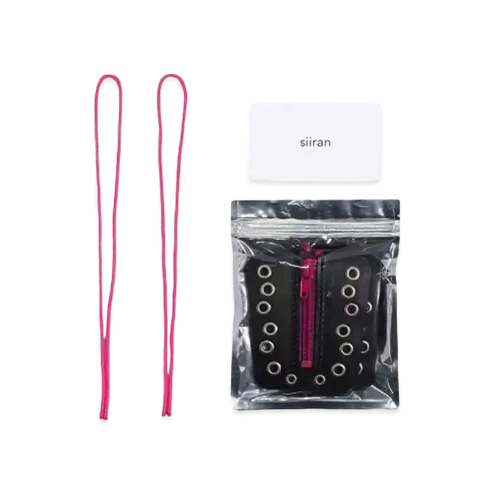 siiran Sneaker Custom Zipper Unit Drop Pink czaf04dp "BLACK/PINK"