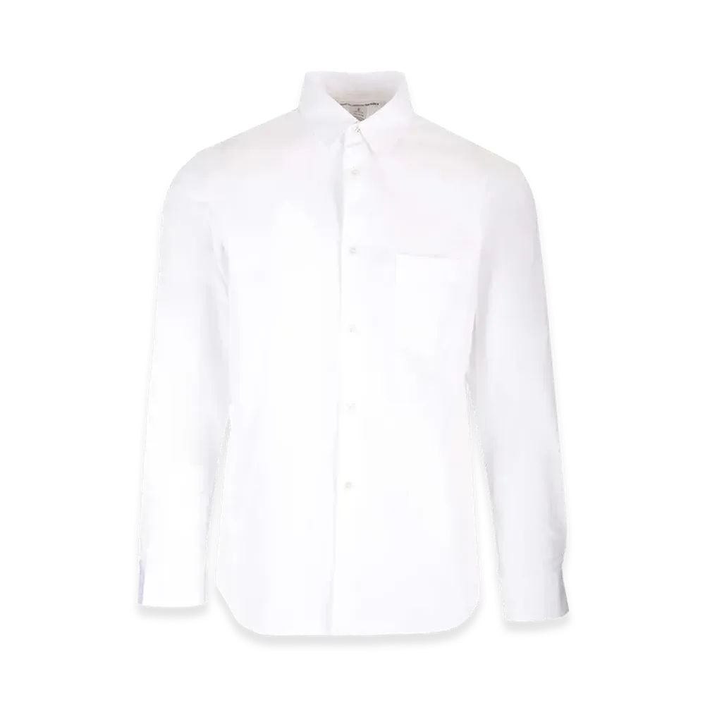 COMME des GARCONS SHIRT Cotton Poplin Shirt "White"
