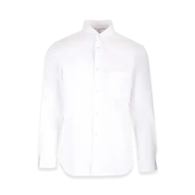 COMME des GARCONS SHIRT Cotton Poplin Shirt "White"