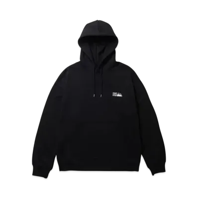 FIRST DOWN Logo Hooded Sweat "Black"