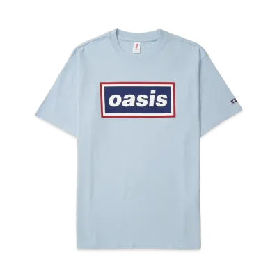 Levi's x Oasis Logo Tee "Light Blue"