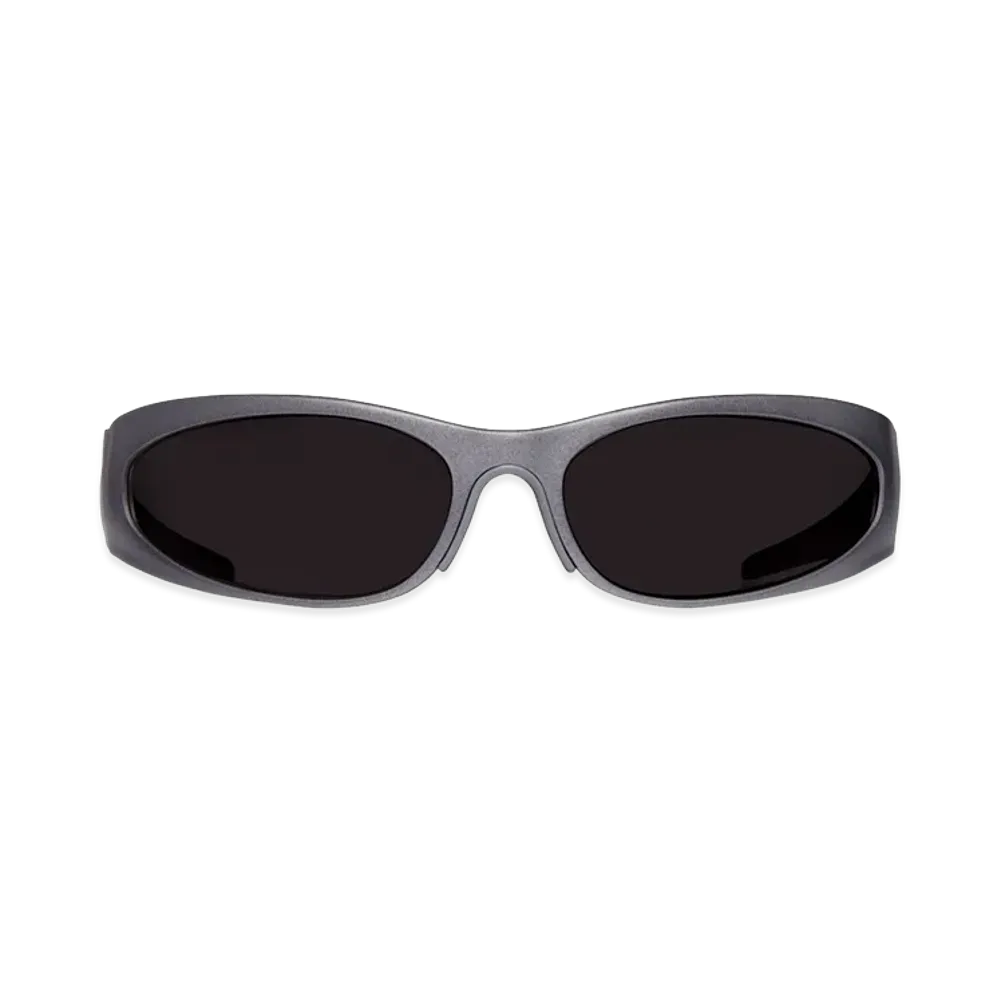 BALENCIAGA Graphite Aluminum Reverse Xpander 2.0 Sunglasses "Grey"