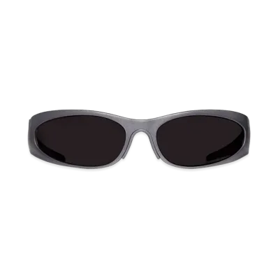 BALENCIAGA Graphite Aluminum Reverse Xpander 2.0 Sunglasses "Grey"