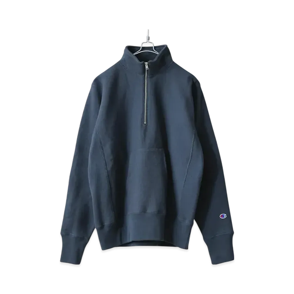 Champion Reverse Weave Half Zip Sweatshirt "Dark Navy"