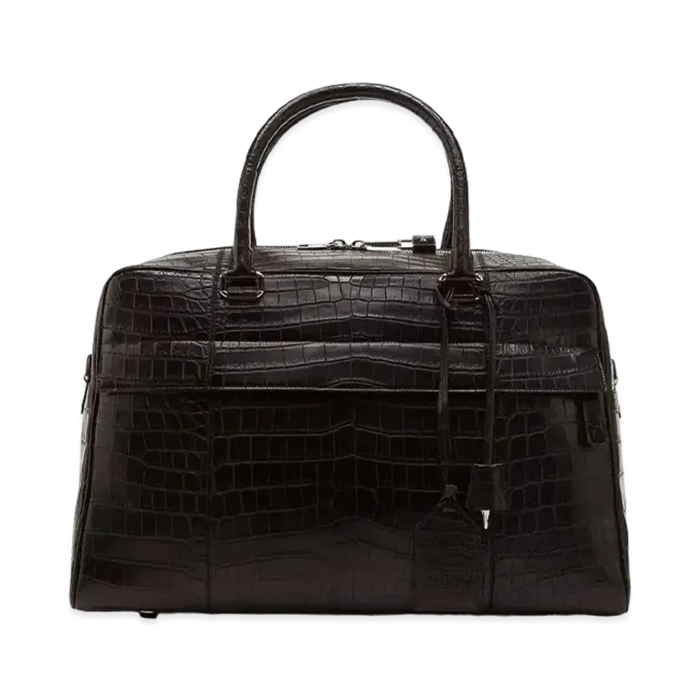 Dolce&Gabbana Travel Bag Crocodile "Black"