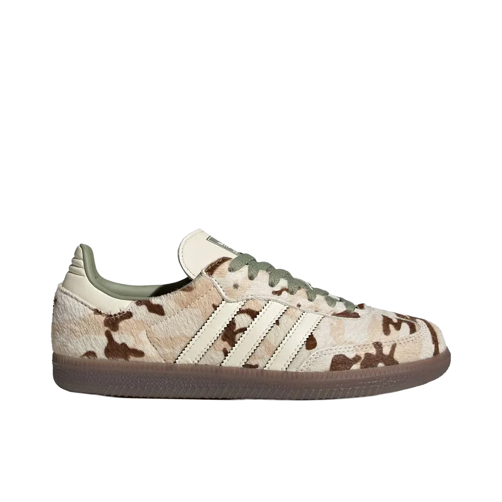 adidas Women's Samba OG Pony Hair "White Camo"