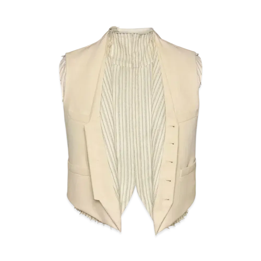 Maison Margiela Men's Anonymity of The Lining Waistcoat "Ecru"