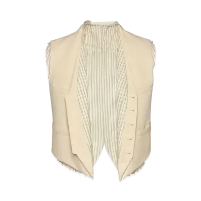Maison Margiela Men's Anonymity of The Lining Waistcoat "Ecru"