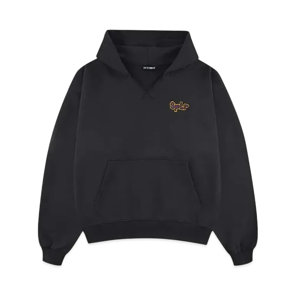 SPLR Crayon Logo Embroidery Hoodie "Black"