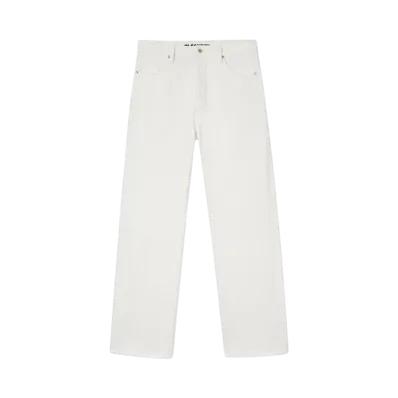 Jil Sander Men's Loose Denim Trousers "Porcelain"