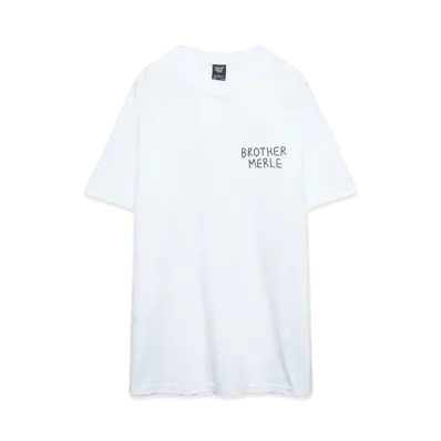 BROTHER MERLE Men's Knit S/S Crew T-Shirt - Benicaca "White"