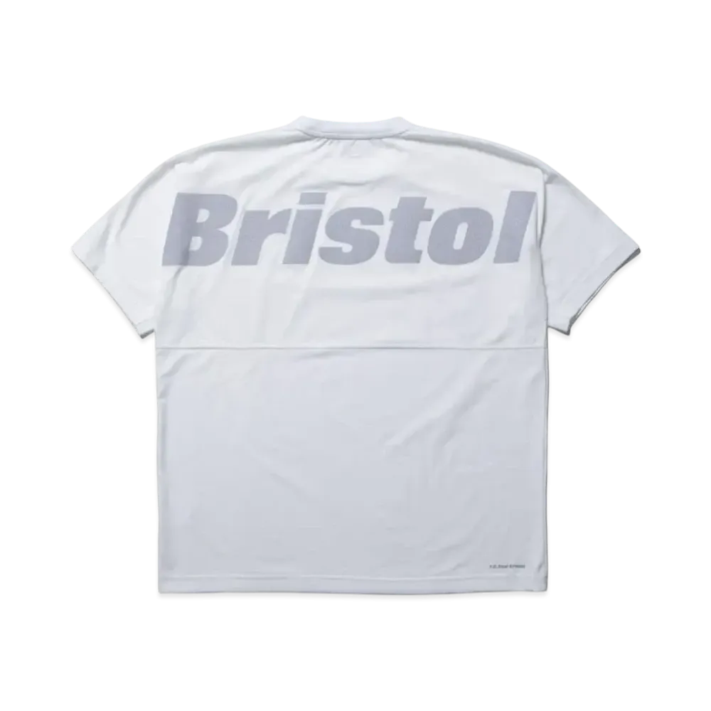 F.C.Real Bristol Big Logo S/S Baggy Tee "White"