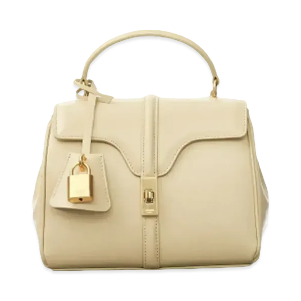 CELINE Mini 16 in Satinated Calfskin "Ivory"