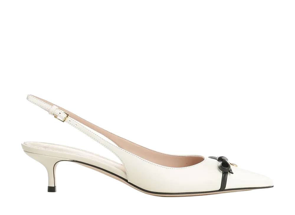 Valentino Garavani Women's Bepointy Slingback Pumps "White"