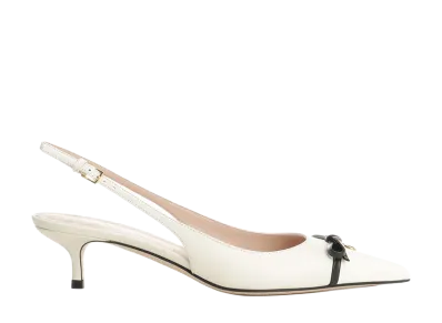Valentino Garavani Women's Bepointy Slingback Pumps "White"