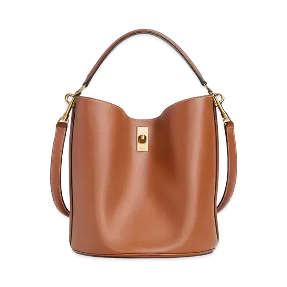 CELINE Bucket 16 Bag in Smooth Calfskin "Tan"