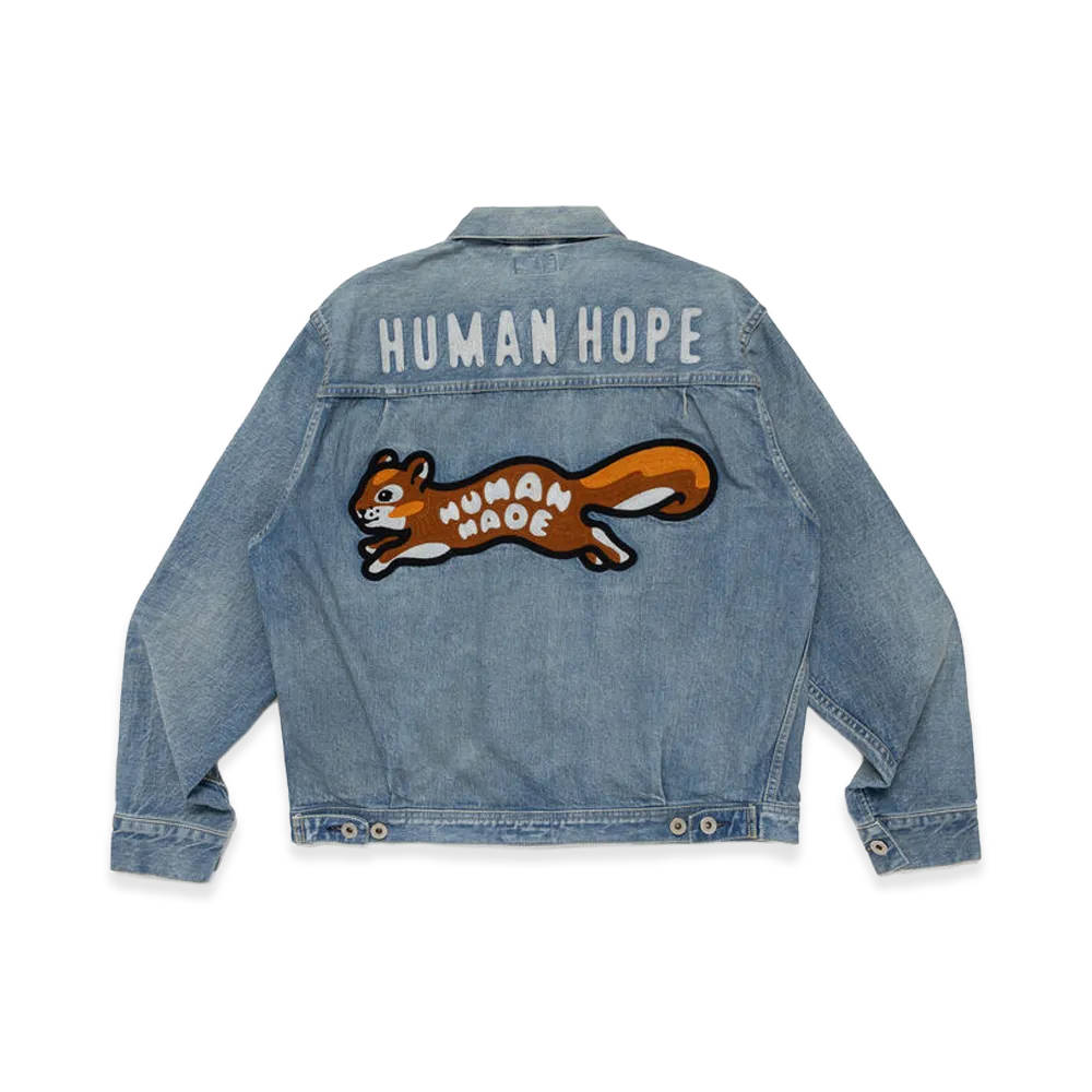HUMAN MADE x j-hope of BTS HUMAN HOPE Denim Work Jacket "Indigo"