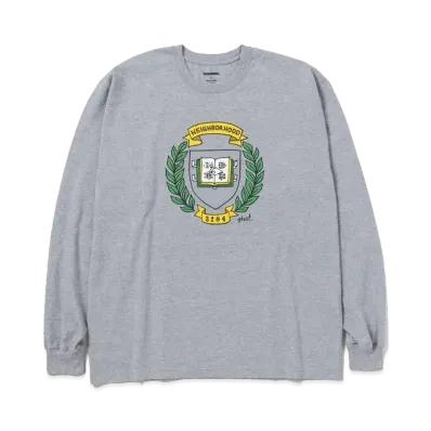 NEIGHBORHOOD NH Tee LS-4 "Gray"