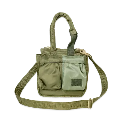 sacai x PORTER Pocket Tote Small "Khaki"