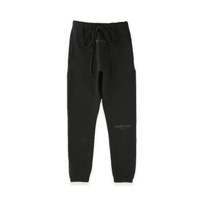 FEAR OF GOD ESSENTIALS Reflector Logo Sweatpants "Black"