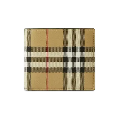 Burberry Check Bifold Wallet "Archive Beige"