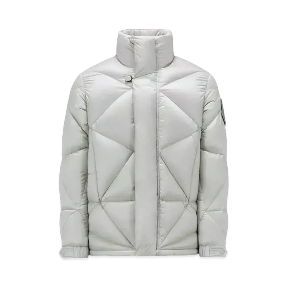 MONCLER x PHARRELL WILLIAMS Oak Short Down Jacket "Light Gray"