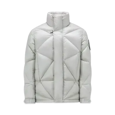 MONCLER x PHARRELL WILLIAMS Oak Short Down Jacket "Light Gray"