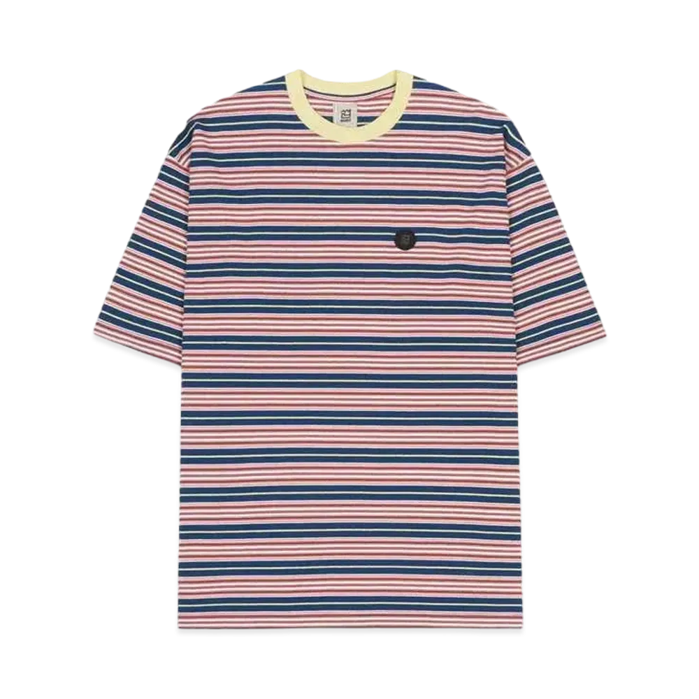 NNBF MULTI BORDER T-SHIRTS "NAVY"