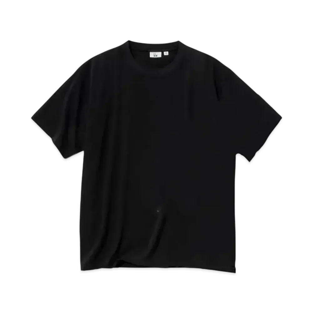 Uniqlo x Ron Herman AIRism Cotton Crew Neck T-Shirt "Black"
