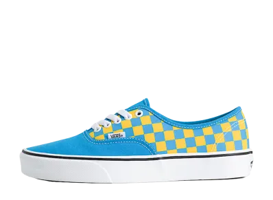 Vans Authentic Checkerboard "Blue/Yellow"