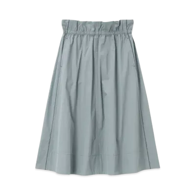 Paul Smith Women's Typewriter Gathered Skirt "GrayishBlue"