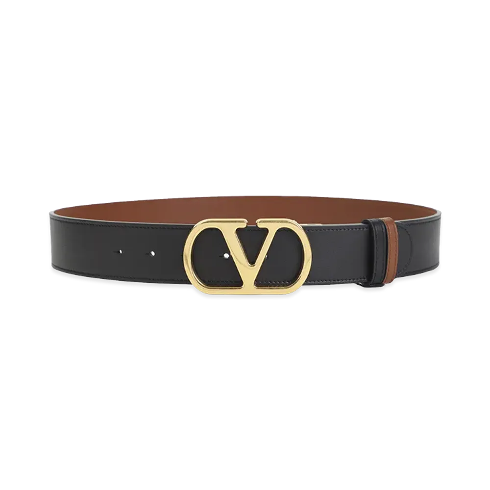 Valentino Garavani Women's H 40 Reversible Belt "Nero"