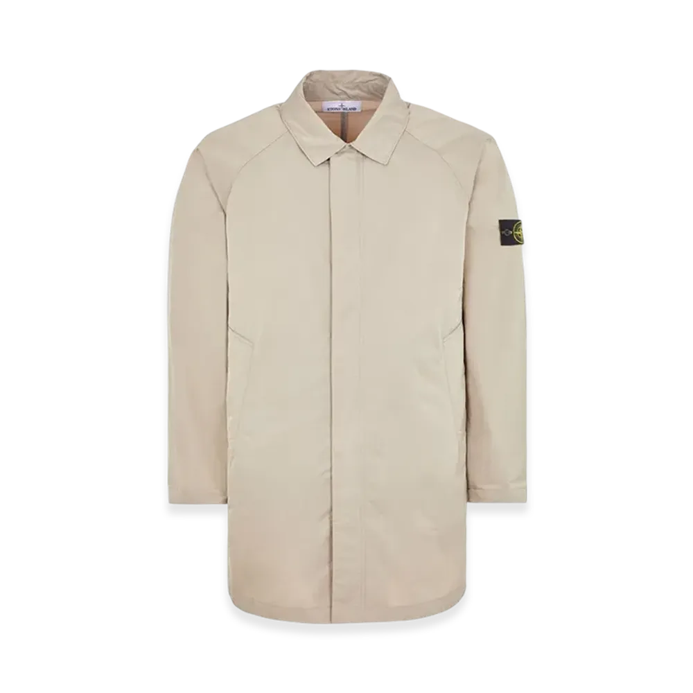 Stone Island 70730 Hyper Dense Nylon Raso Coat - 23SS "Dove Grey"