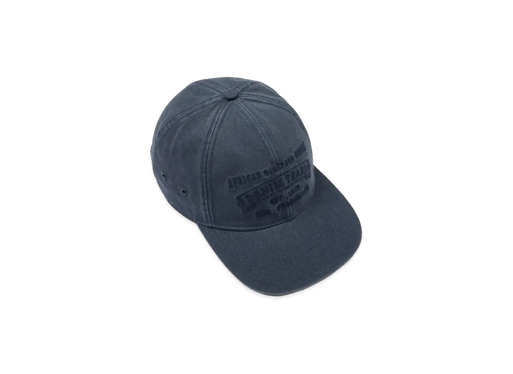 DENIM TEARS Mono ADG Stamp Cap "Blue"