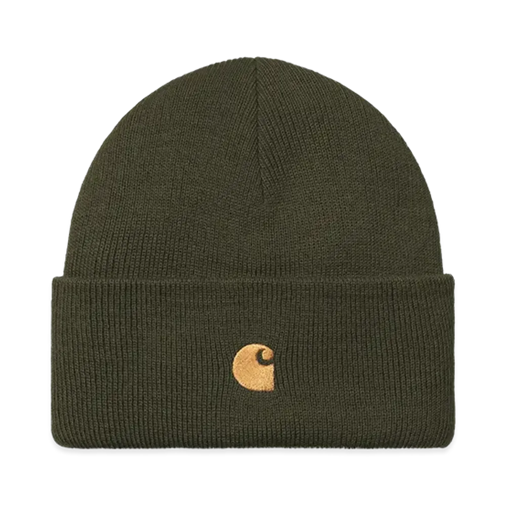 Carhartt WIP Chase Beanie "Olive/Gold"