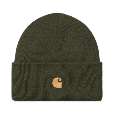 Carhartt WIP Chase Beanie "Olive/Gold"