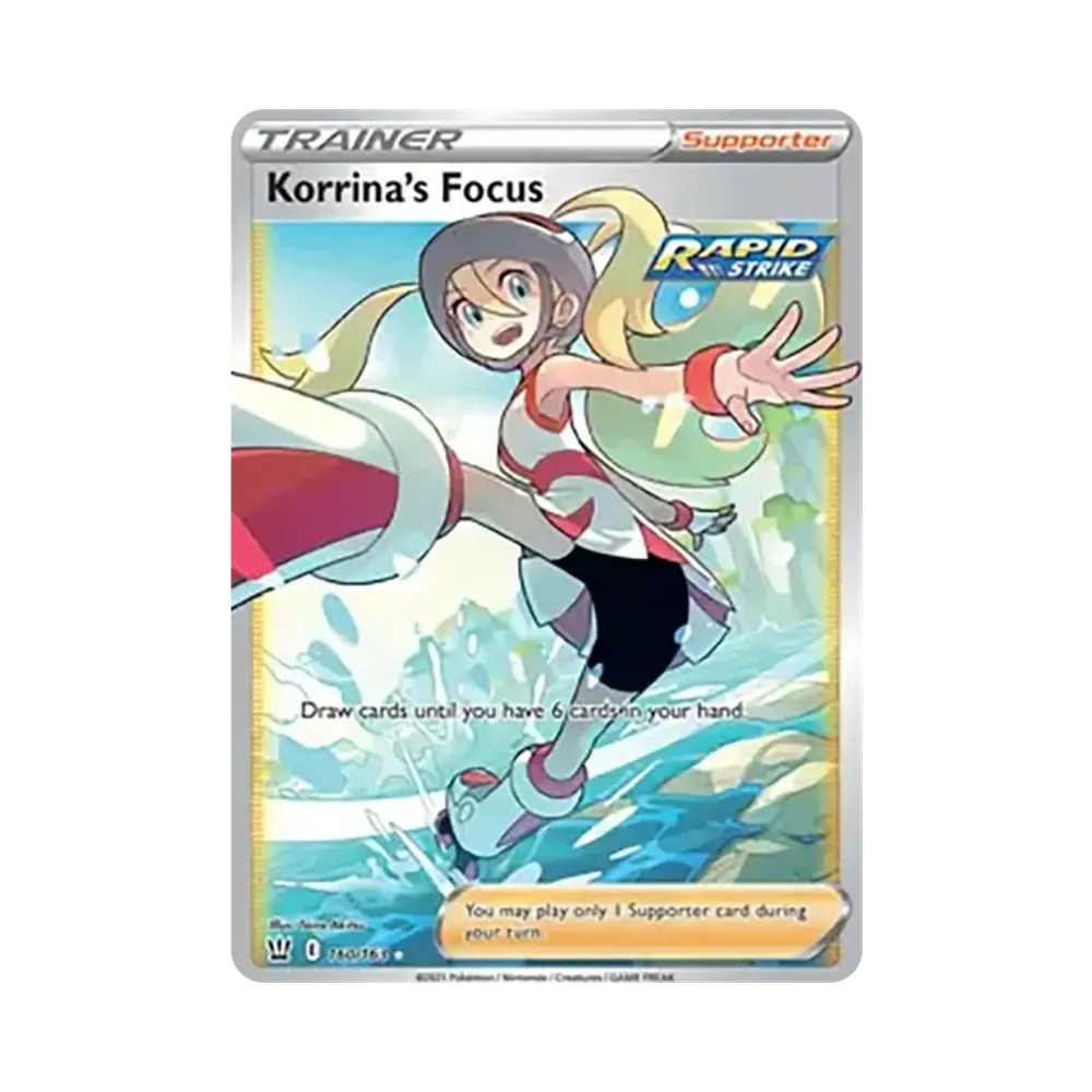 コルニの気合い UR [160/163]【英語版】(ソード&シールド「バトルスタイルズ」)