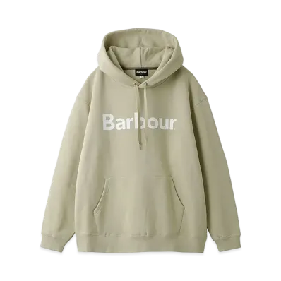 Barbour Japan Limited Logo Sweat Hood Hoodie "Light Brown"