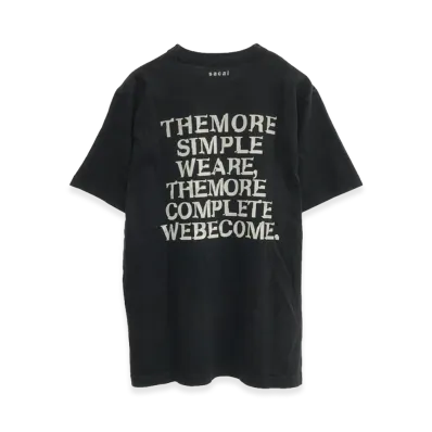 sacai Back Logo Print T-Shirt "Black"