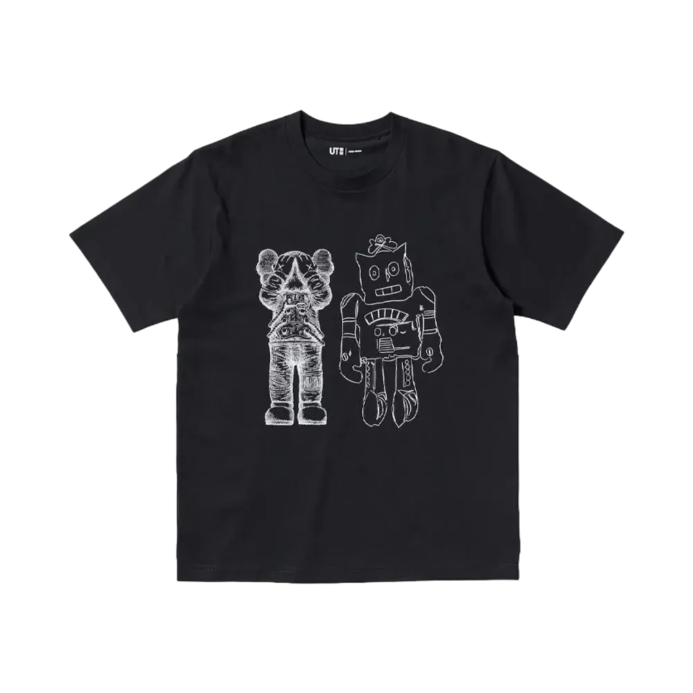 Uniqlo x KAWS x WARHOL UT "Black"