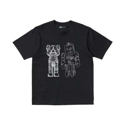 Uniqlo x KAWS x WARHOL UT "Black"