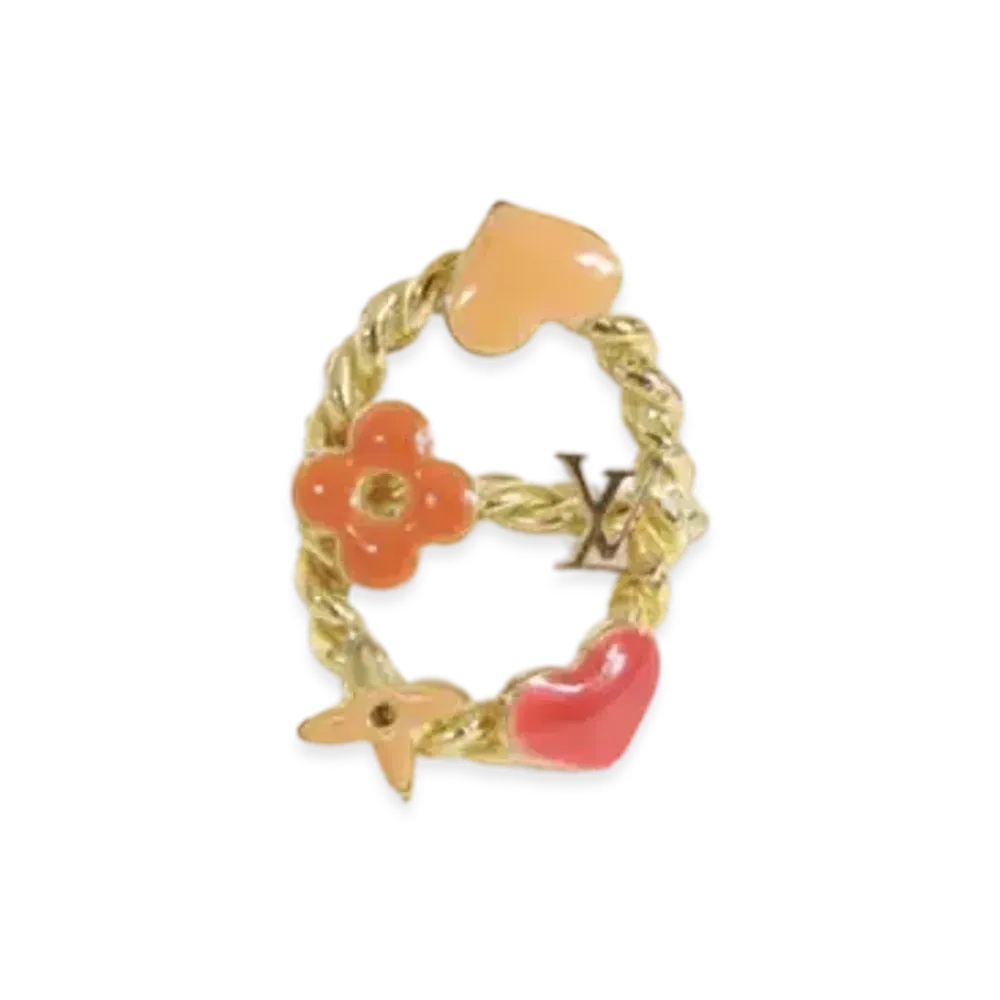 Louis Vuitton Sweet Monogram Ring "Orange"