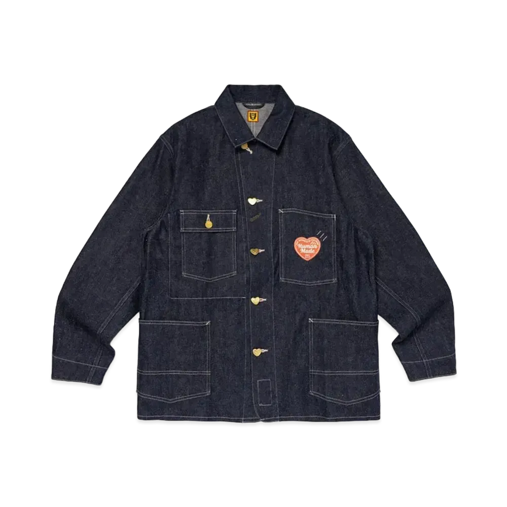 HUMAN MADE Denim Coverall Jacket Past "Indigo"