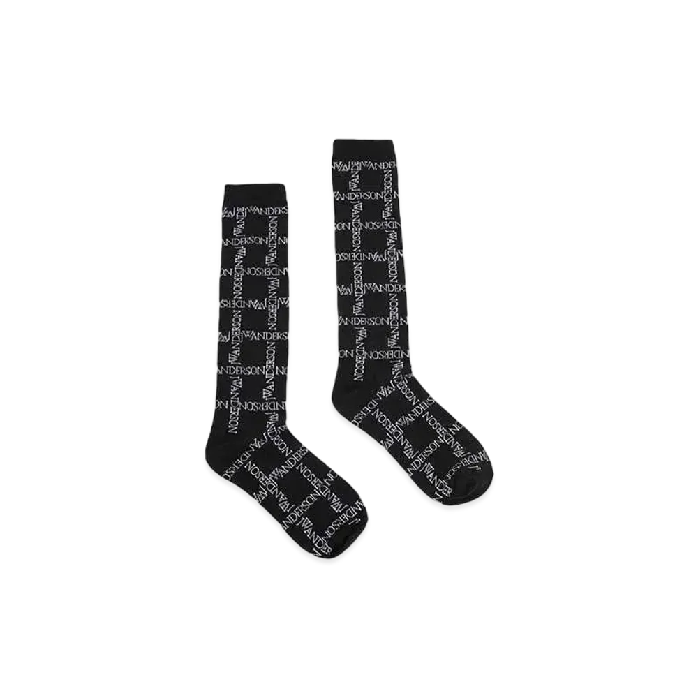 JW ANDERSON Logo Socks "Black/White"