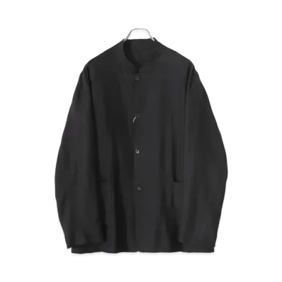 COMOLI Canapa Stand Collar Jacket "Black"