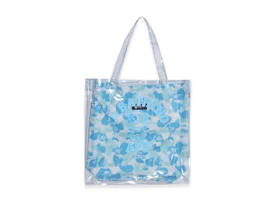 A BATHING APE Women's Baby Lisa ABC Camo PVC Bag "Sax"
