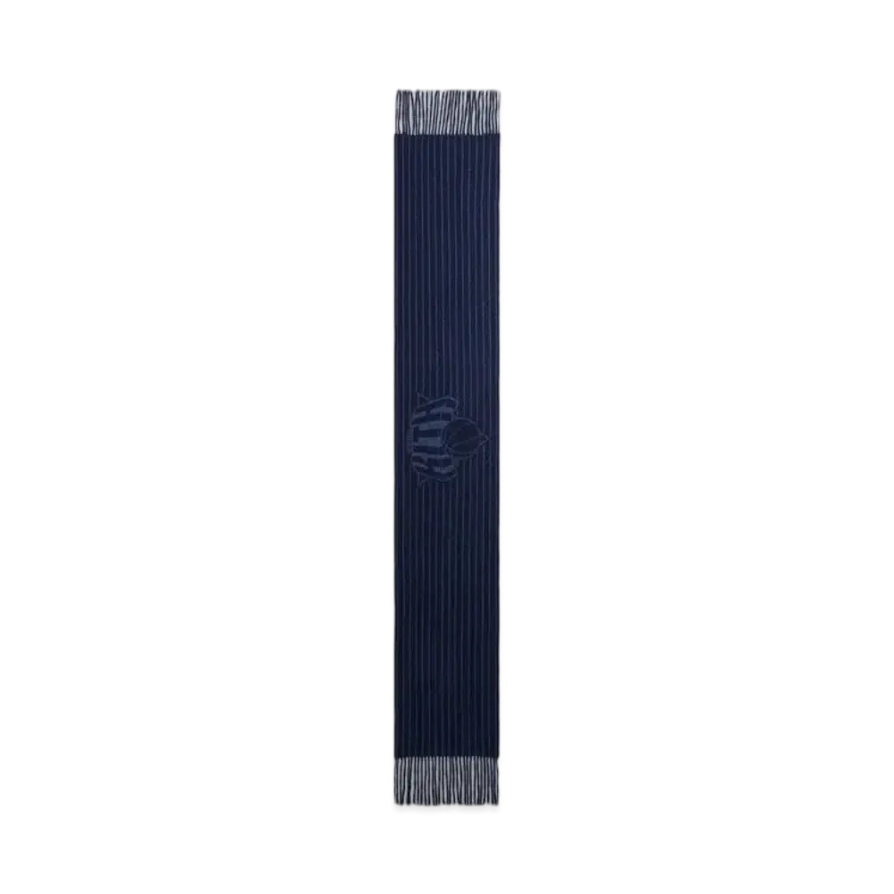 Kith x the New York Knicks Pinstripe Jacquard Scarf "Nocturnal"