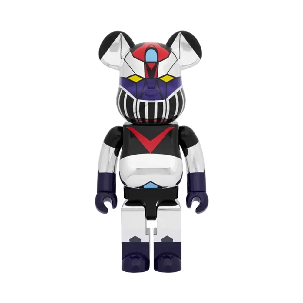 MEDICOM TOY "BEARBRICK" -Great Mazinger- Great Mazinger Plating Ver. 1000%