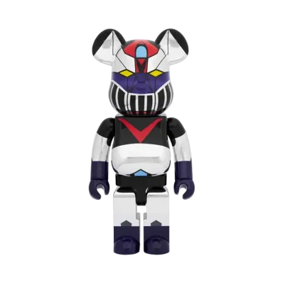 MEDICOM TOY "BEARBRICK" -Great Mazinger- Great Mazinger Plating Ver. 1000%