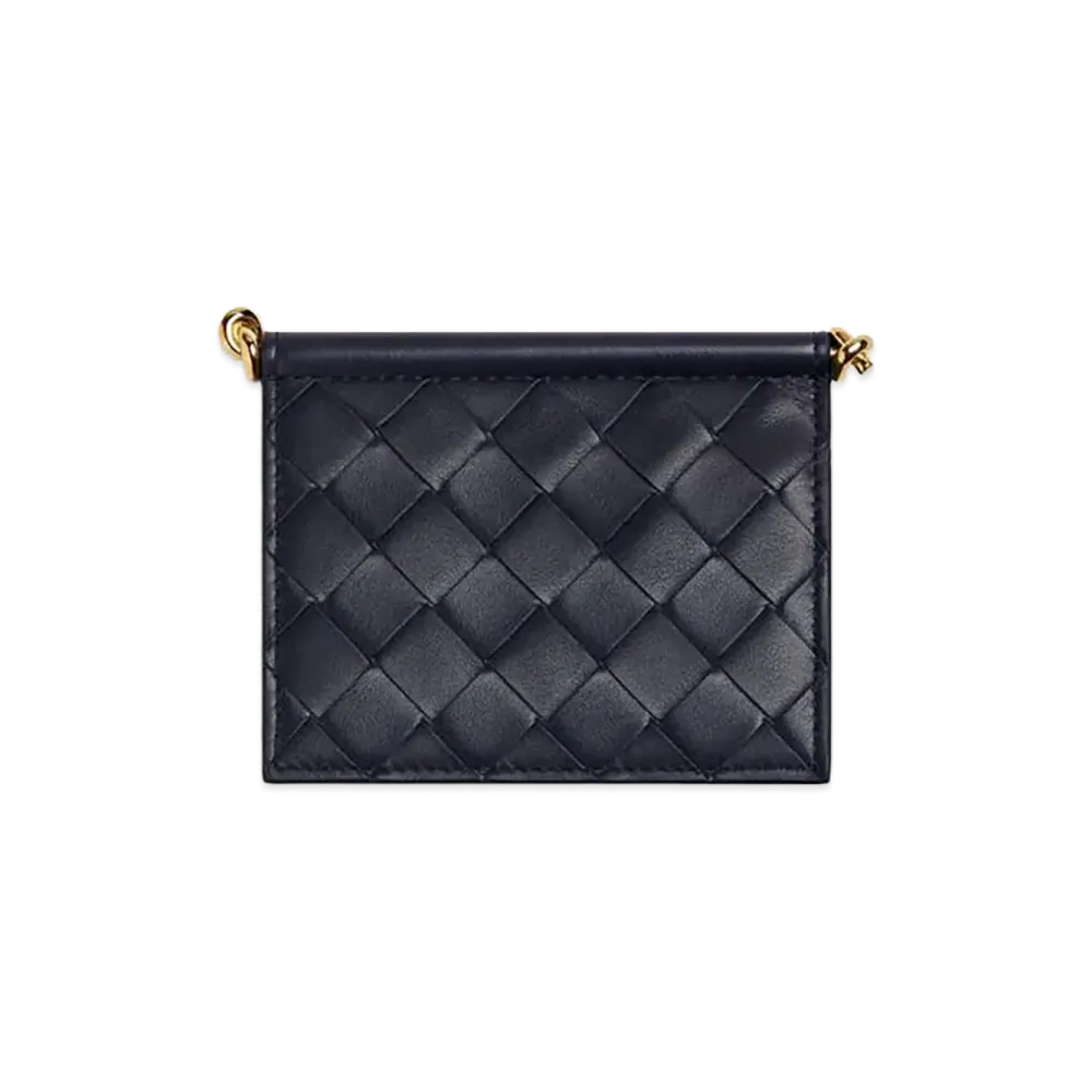 Bottega Veneta Solstice Business Card Case "Nocturnal"